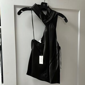 Milly Black Halter Top